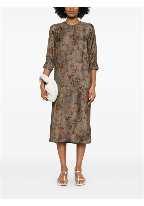 agina dress ggrey and red UMA WANG | UP5001UW087